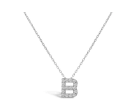 Stia Silver Letter Of Mine, Let It Shine Initial Necklaces