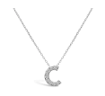 Stia Silver Letter Of Mine, Let It Shine Initial Necklaces