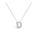 Stia Silver Letter Of Mine, Let It Shine Initial Necklaces