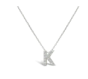 Stia Silver Letter Of Mine, Let It Shine Initial Necklaces