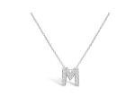 Stia Silver Letter Of Mine, Let It Shine Initial Necklaces