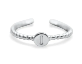 Sterling Silver Initial Rings