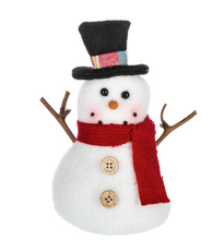 Load image into Gallery viewer, Stuffed Snowmen Ornaments
