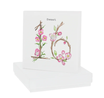 Sweet Sixteen Earrings with Sterling Silver and Cubic Zirconia