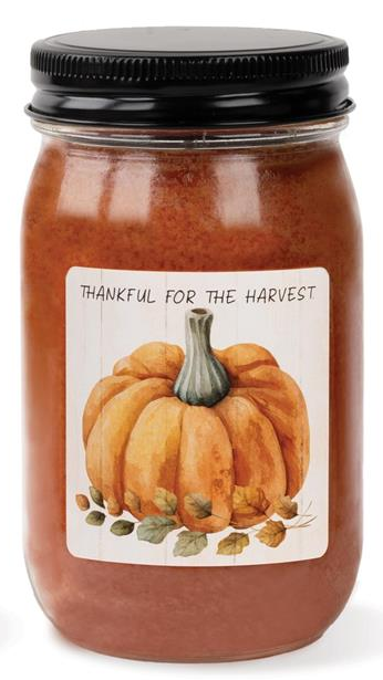 Thankful for the Harvest Fall Pint Candle