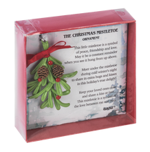 Load image into Gallery viewer, MERRY MISTLETOE ORNAMENT- BOXED
