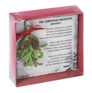 MERRY MISTLETOE ORNAMENT- BOXED