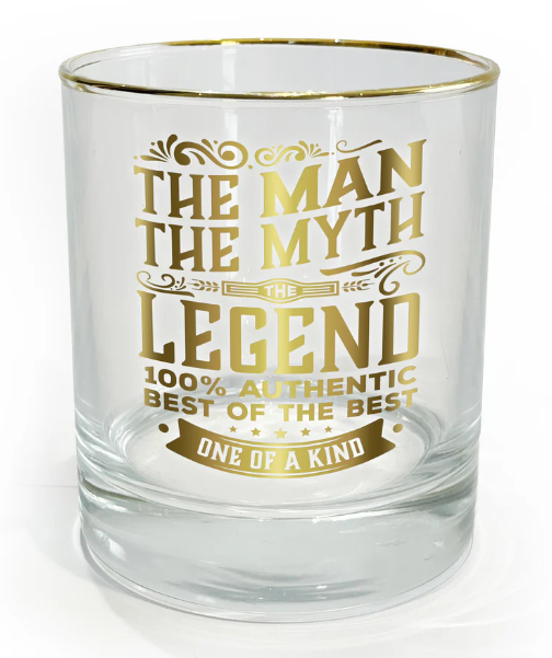 The Man 8oz Rocks Glass