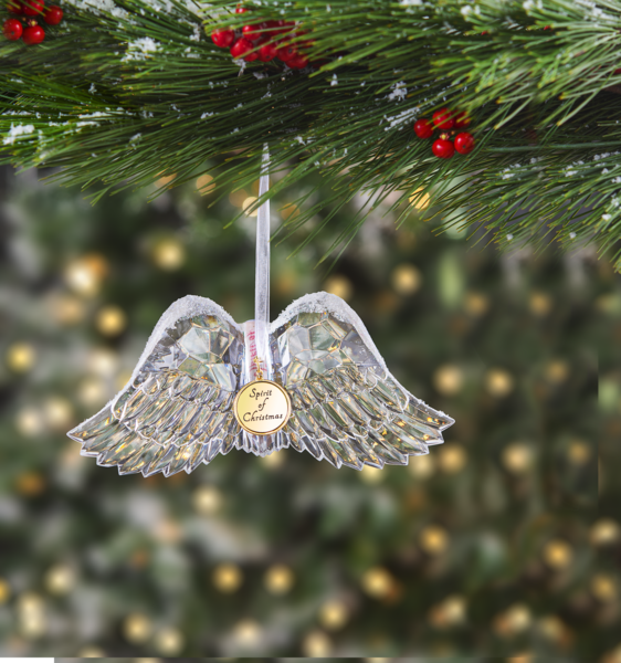 Spirit of Christmas Angel Wings Ornament