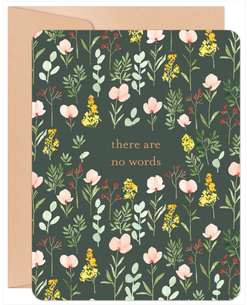 There are No Words Sympathy Card