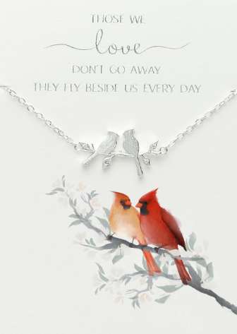 Those We Love- 16.5'' -18.5'' Silver Plated Necklace