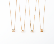 Load image into Gallery viewer, Gold Three Rings Long Necklace

