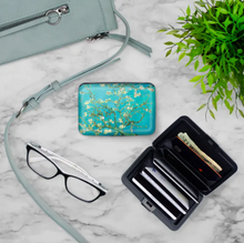 Load image into Gallery viewer, Van Gogh Almond Blossom Blue Armored Wallet RFID Proctection
