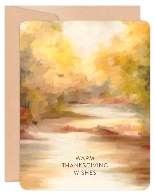 Warm Thanksgiving Wishes Card
