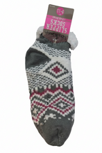 Load image into Gallery viewer, Warm and Snuggly Sherpa-lined Socks - size 9-11
