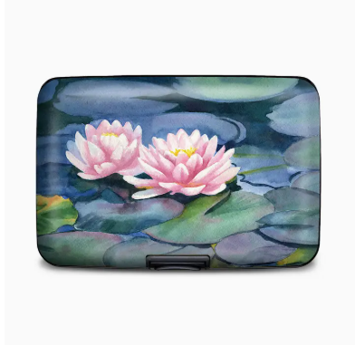Water Lily Armored Wallet RFID Proctection