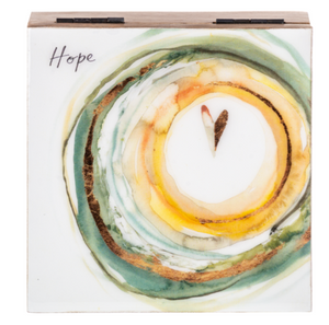 Watercolor Message Keepsake Box