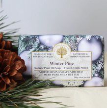 Load image into Gallery viewer, Winter Pine Organic Shea Butter Bar Soap
