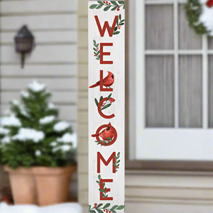 Welcome Cardinals Porch Board