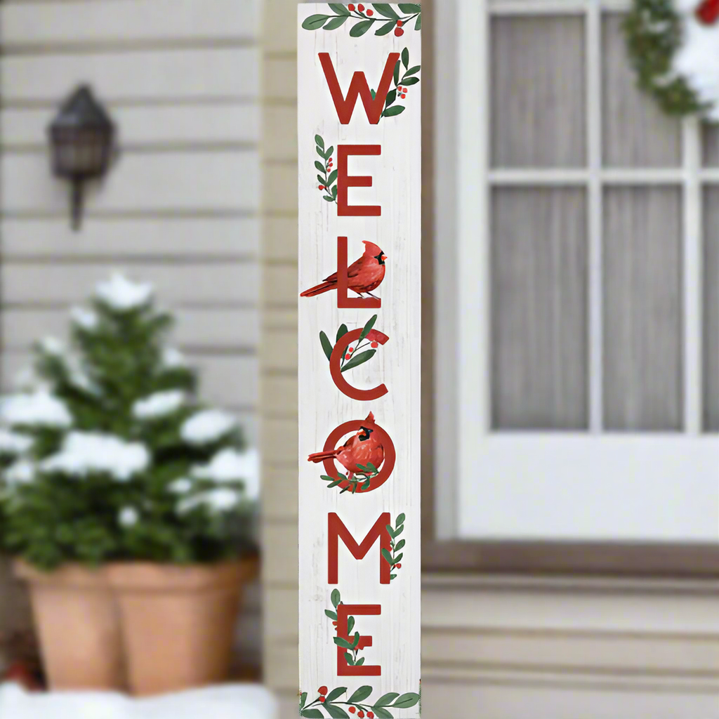 Welcome Cardinals Porch Board