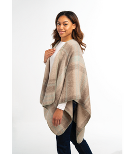 Whipstitch Wrap in Dusty Rose or Putty