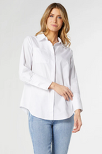 Load image into Gallery viewer, Meredith Button-Up White Shirt
