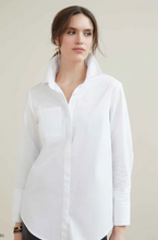 Load image into Gallery viewer, Meredith Button-Up White Shirt
