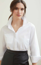 Load image into Gallery viewer, Meredith Button-Up White Shirt
