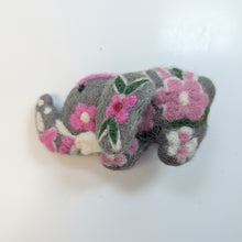 Load image into Gallery viewer, Wool Elephant Ornament
