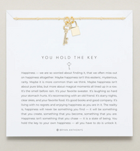 Load image into Gallery viewer, Bryan Anthonys You Hold the Key Necklace Gold/Silver
