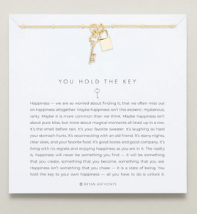 Bryan Anthonys You Hold the Key Necklace Gold/Silver