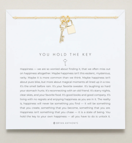 Bryan Anthonys You Hold the Key Necklace Gold/Silver