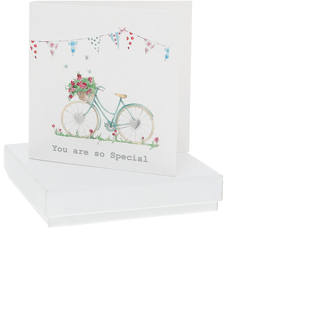 You Are So Special Gift Card with Sterling Silver Earrings