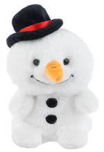 Load image into Gallery viewer, Yuletide Plush Snowman, Santa and Reindeer
