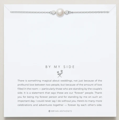 Bryan Anthonys By My Side Pearl Necklace In Silver or Gold