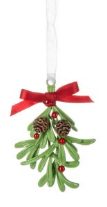 MERRY MISTLETOE ORNAMENT- BOXED