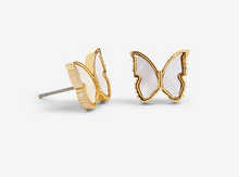 Load image into Gallery viewer, Bryan Anthonys Wings To Fly Stud Earrings In Silver or Gold
