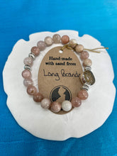 Load image into Gallery viewer, Natural Stone Bracelet with Beach Sand from Long Branch, NJ
