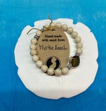 Load image into Gallery viewer, Natural Stone Bracelet with Sand from Myrtle Beach, SC
