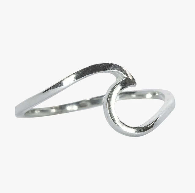 Pura Vida Silver Wave Ring