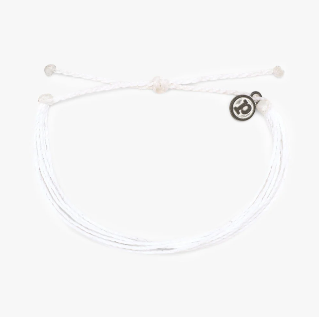 Pura Vida Solid White Original Bracelet