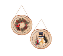 Load image into Gallery viewer, Wood Slice Ornaments
