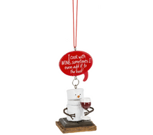 Load image into Gallery viewer, Toasted S&#39;mores Wine, Coffee and Chocolate Ornaments

