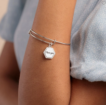 Load image into Gallery viewer, Alex and Ani &#39;I Love You&#39; Bangle in Silver or Gold
