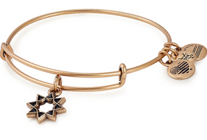 Alex and Ani Eight Point Star Bracelet in Gold