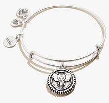 Load image into Gallery viewer, Alex and Ani Elephant Bangle In Silver Or Gold
