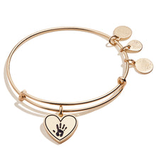 Load image into Gallery viewer, Forever Touched My Heart Bracelet in Silver or Gold
