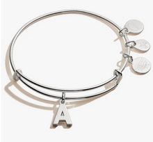 Load image into Gallery viewer, Alex and Ani &#39;A&#39; Initial Bracelet In Silver or Gold
