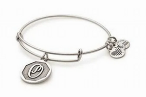 Alex and Ani Initial 'O' Bracelet in Silver or Gold - 50% OFF!
