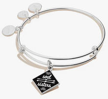 Load image into Gallery viewer, Alex and Ani &#39;Soul Sisters&#39; Silver Bangle Bracelet
